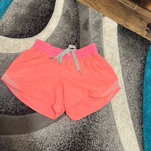 Hot pink lulu lemon shorts